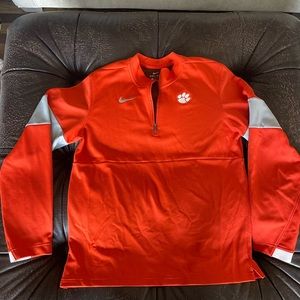 Nike Dri-fit 1/4 zip Clemson pullover
